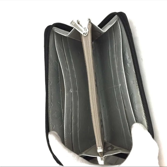 CHANEL Combon black lambskin long wallet- Authentic - Picture 5 of 8